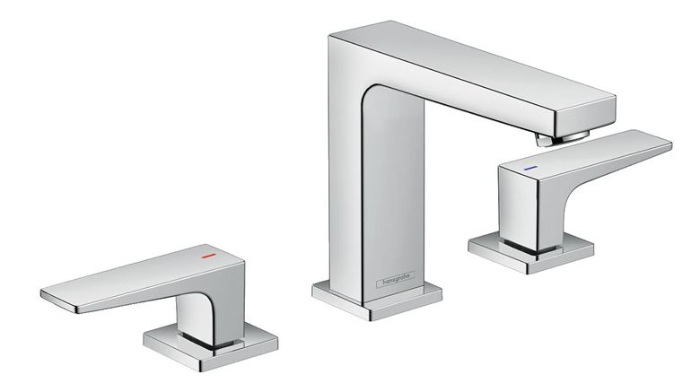 HANSGROHE METROPOL umyvadlová stojánková baterie 3-otvorová, s odtokovou soupravou, EcoSmart, chrom 32514000 Obrázek - Hlavní obrázek