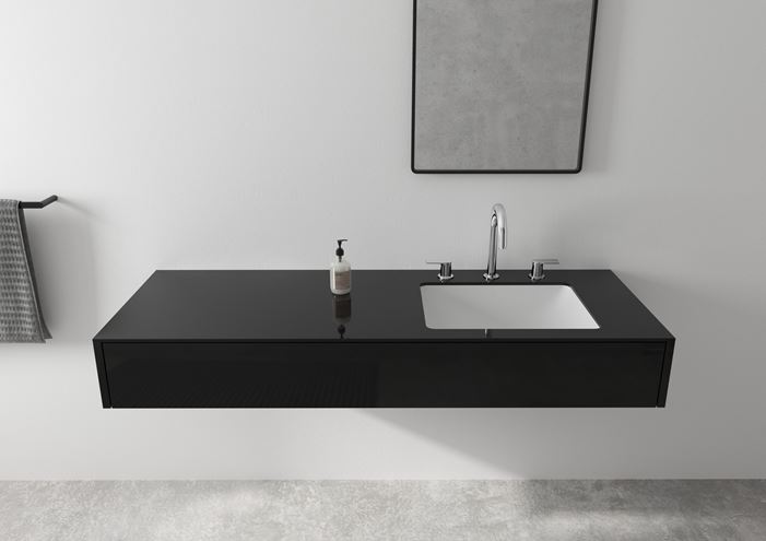 HANSGROHE VERNIS SHAPE umyvadlová stojánková baterie 3-otvorová, s odtokovou soupravou, EcoSmart, chrom 71563000 Obrázek - fotka