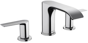 HANSGROHE VIVENIS umyvadlová stojánková baterie 3-otvorová, s odtokovou soupravou, EcoSmart, chrom