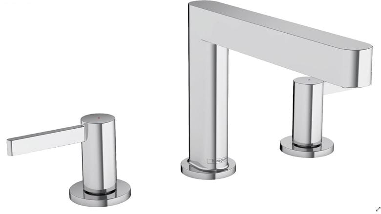 HANSGROHE FINORIS umyvadlová stojánková baterie 3-otvorová, s odtokovou soupravou, EcoSmart, chrom 76033000 Obrázek - Hlavní obrázek