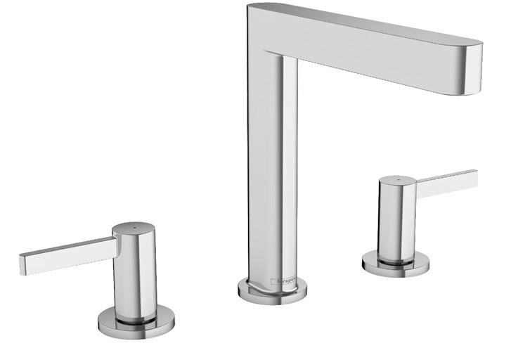 HANSGROHE FINORIS umyvadlová stojánková baterie 3-otvorová, s odtokovou soupravou, EcoSmart, chrom 76034000 Obrázek - Hlavní obrázek