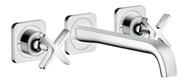 AXOR CITTERIO E umyvadlová podomítková baterie, s odtokovou soupravou, EcoSmart, chrom 36107000 Obrázek - Hlavní obrázek
