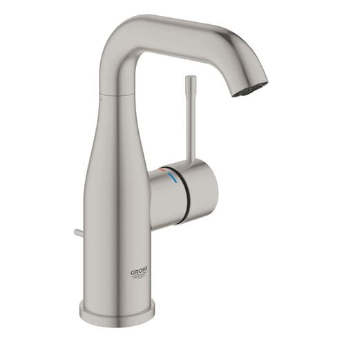GROHE ESSENCE NEW umyvadlová stojánková baterie, s odtokovou soupravou, supersteel 23462DC1 Obrázek - Hlavní obrázek