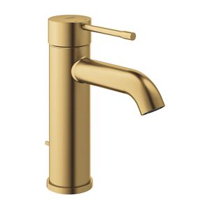 GROHE ESSENCE NEW umyvadlová stojánková baterie, s odtokovou soupravou, Water Saving, kartáčovaný cool sunrise