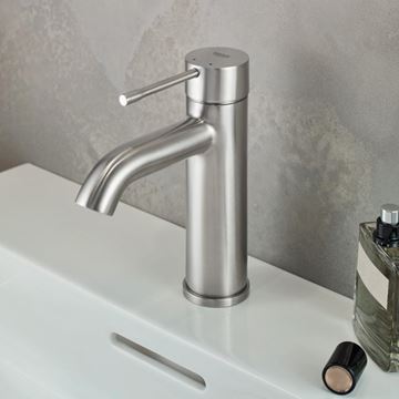 GROHE ESSENCE NEW umyvadlová stojánková baterie, supersteel 23590DC1 Obrázek - fotka