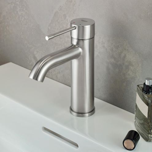GROHE ESSENCE NEW umyvadlová stojánková baterie, supersteel 23590DC1 Obrázek - fotka