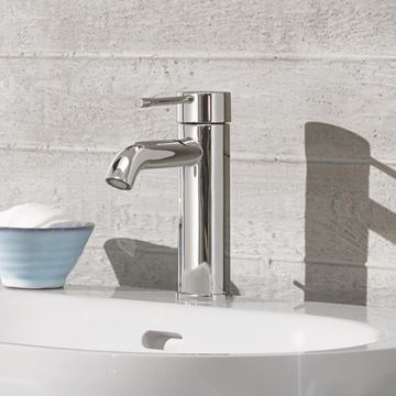 GROHE ESSENCE NEW umyvadlová stojáková baterie, s odtokovou soupravou, studený start, chrom 23591001 Obrázek - fotka