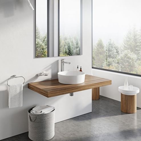 RAVAK CHROME umyvadlová stojánková baterie, chrom X070100 Obrázek - fotka
