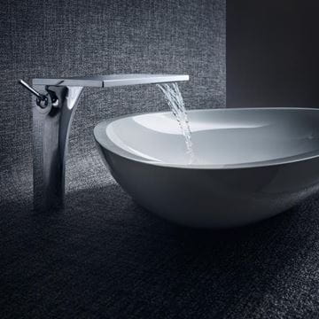 AXOR MASSAUD umyvadlová stojánková baterie, s odtokovou soupravou, EcoSmart, chrom 18020000 Obrázek - fotka