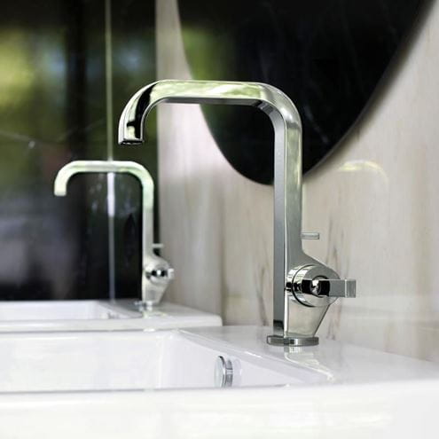 AXOR CITTERIO umyvadlová stojánková baterie, s odtokovou soupravou, EcoSmart, chrom 39034000 Obrázek - fotka