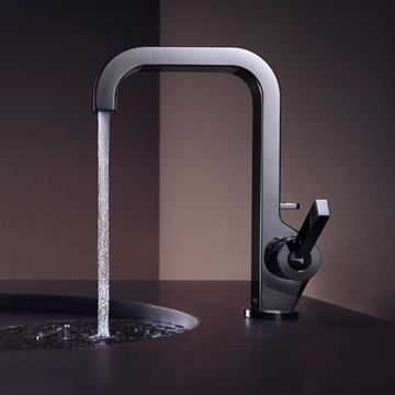 AXOR CITTERIO umyvadlová stojánková baterie, s odtokovou soupravou, EcoSmart, chrom 39034000 Obrázek - fotka