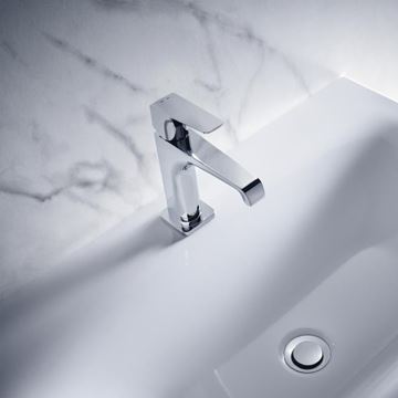 AXOR CITTERIO E umyvadlová stojánková baterie, s odtokovou soupravou, EcoSmart, chrom 36110000 Obrázek - fotka