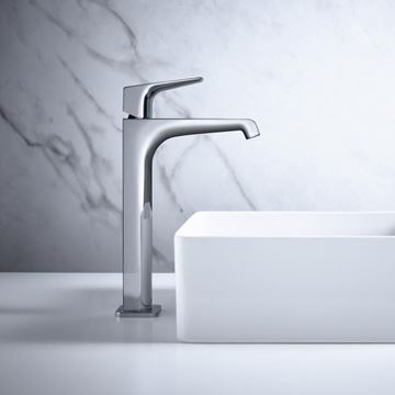 AXOR CITTERIO E umyvadlová stojánková baterie, s odtokovou soupravou, EcoSmart, chrom 36113000 Obrázek - fotka