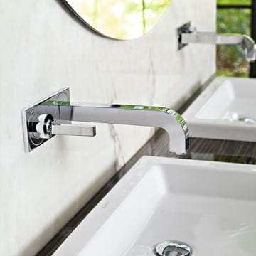 AXOR CITTERIO umyvadlová podomítková baterie, s odtokovou soupravou, EcoSmart, chrom 39115000 Obrázek - fotka