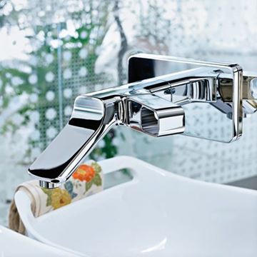 AXOR URQUIOLA umyvadlová podomítková baterie, s odtokovou soupravou, EcoSmart, chrom 11026000 Obrázek - fotka