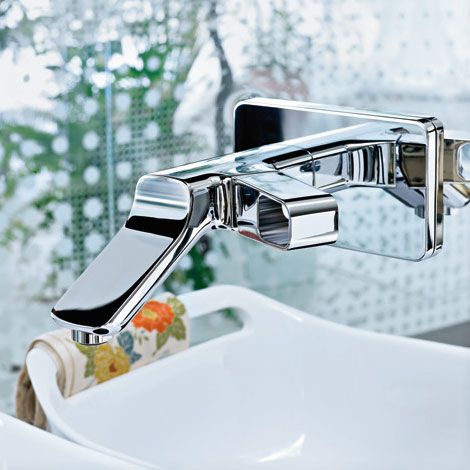 AXOR URQUIOLA umyvadlová podomítková baterie, s odtokovou soupravou, EcoSmart, chrom 11026000 Obrázek - fotka