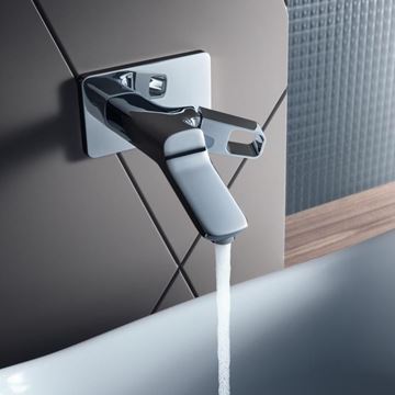 AXOR URQUIOLA umyvadlová podomítková baterie, s odtokovou soupravou, EcoSmart, chrom 11026000 Obrázek - fotka