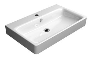 CONCEPT 300 umyvadlo 80 cm, s 1 otvorem pro baterii a přepadem, concept clean PLUS