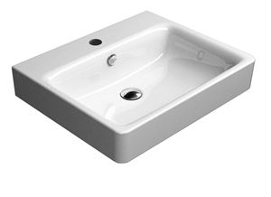 CONCEPT 300 umyvadlo 60 cm, s 1 otvorem pro baterii a přepadem, concept clean PLUS