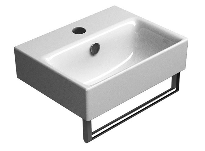 CONCEPT 300 umývátko 40 cm, s otvorem pro baterii a přepadem, concept clean PLUS 40CO300N Obrázek - fotka