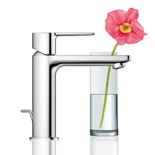GROHE LINEARE umyvadlová stojánková baterie, s odtokovou soupravou, chrom 32114001 Obrázek - fotka