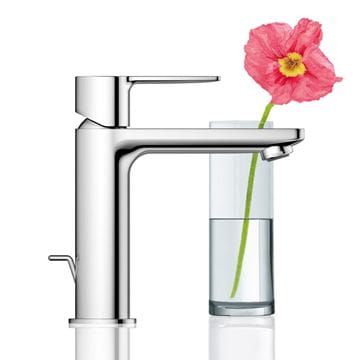 GROHE LINEARE umyvadlová stojánková baterie, s odtokovou soupravou, chrom 32114001 Obrázek - fotka