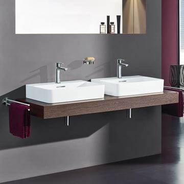 GROHE LINEARE umyvadlová stojánková baterie, s odtokovou soupravou, chrom 32114001 Obrázek - fotka