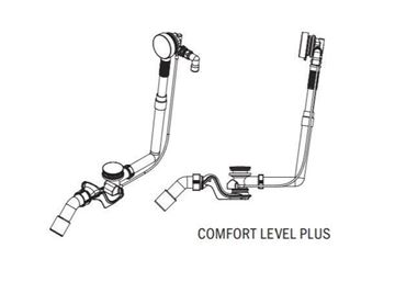 KALDEWEI COMFORT LEVEL PLUS 4012 krytka přepadu k napouštěcí a odtokové soupravě, chrom 687772380999 Obrázek - fotka