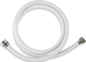 NOVASERVIS sprchová hadice 1500 mm, hladká, plast, bílá