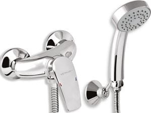 NOVASERVIS METALIA 57 sprchový set s baterií, ruční sprcha, hadice, držák, chrom