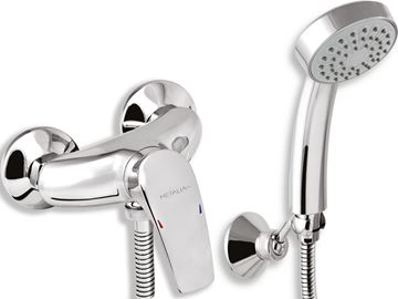 NOVASERVIS METALIA 57 sprchový set s baterií, ruční sprcha, hadice, držák, chrom