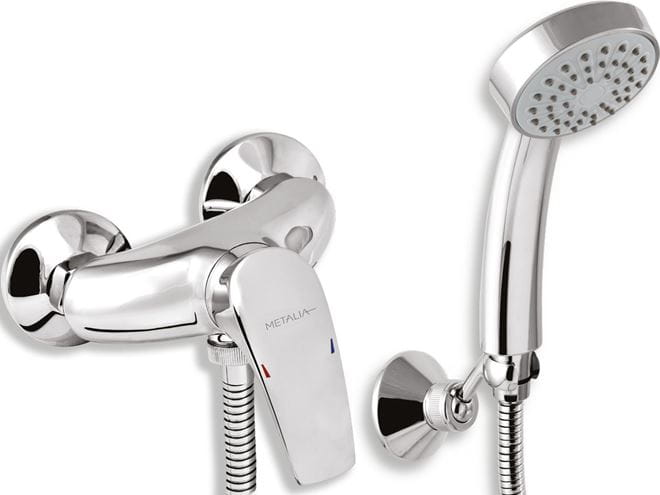NOVASERVIS METALIA 57 sprchový set s baterií, ruční sprcha, hadice, držák, chrom 57065,0 Obrázek - Hlavní obrázek