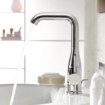 GROHE ESSENCE NEW umyvadlová stojánková baterie, s odtokovou soupravou, Water Saving, chrom 32628001 Obrázek - fotka