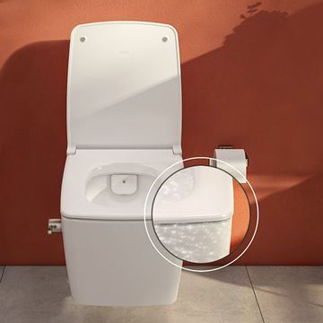 VITRA METROPOLE sprchovací WC se sedátkem, Rimless 7672B003-1687 Obrázek - fotka