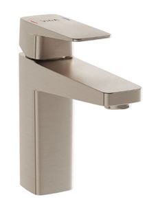 VITRA ROOT SQUARE umyvadlová stojánková baterie, kartáčovaný nikl