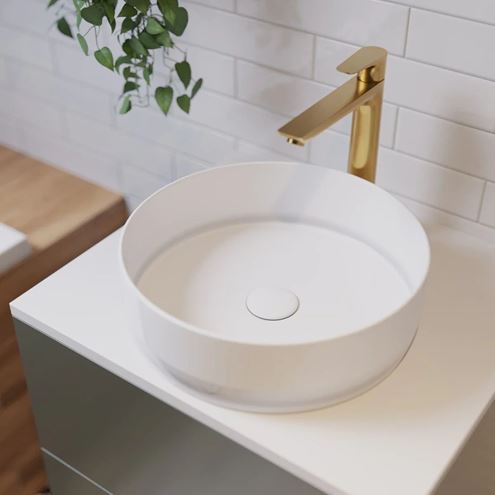 HANSGROHE TALIS E umyvadlová stojánková baterie, EcoSmart, zlatá 71717990 Obrázek - fotka