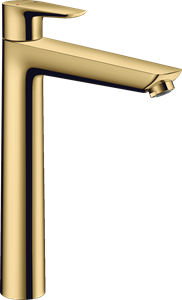 HANSGROHE TALIS E umyvadlová stojánková baterie, EcoSmart, zlatá