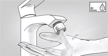 HANSGROHE TALIS E umyvadlová stojánková baterie, EcoSmart, zlatá 71717990 Obrázek - fotka