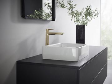 HANSGROHE TALIS E umyvadlová stojánková baterie, EcoSmart, kartáčovaný bronz 71717140 Obrázek - fotka