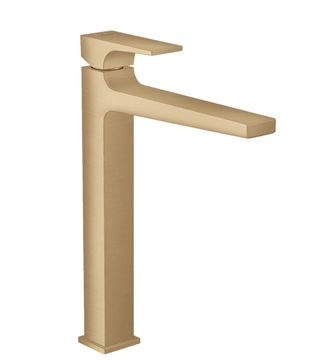 HANSGROHE METROPOL umyvadlová stojánková baterie, s odtokovou soupravou, EcoSmart, kartáčovaný bronz