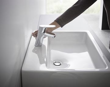 HANSGROHE FOCUS umyvadlová stojánková baterie pro beztlakové ohřívače vody, s odtokovou soupravou, EcoSmart, chrom 31132000 Obrázek - fotka