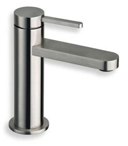 CRISTINA UNIX umyvadlová stojánková baterie, s odtokovou soupravou, brushed stainless steel