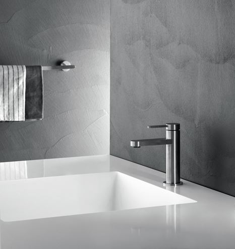 CRISTINA UNIX umyvadlová stojánková baterie, s odtokovou soupravou, brushed stainless steel CRIUX22028 Obrázek - fotka