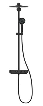 GROHE EUPHORIA SMARTCONTROL SYSTEM 310 DUO sprchový set s termostatickou baterií, horní sprcha, ruční sprcha se 3 proudy, tyč, hadice, phantom black 22120KF0 Obrázek - fotka
