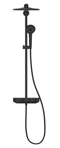GROHE EUPHORIA SMARTCONTROL SYSTEM 310 DUO sprchový set s termostatickou baterií, horní sprcha, ruční sprcha se 3 proudy, tyč, hadice, phantom black 22120KF0 Obrázek - fotka