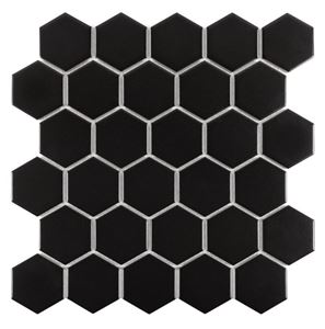 DUNIN HEXAGONIC mozaika 27,1x28,2(5,1x5,8)cm, mat, black