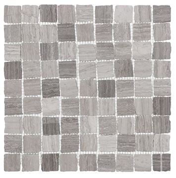 DUNIN WOODSTONE mozaika 30,5x30,5(3,2x3,2)cm, mat, grey