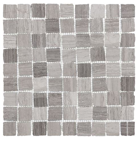 DUNIN WOODSTONE mozaika 30,5x30,5(3,2x3,2)cm, mat, grey WS GREY BEND 32 mat Obrázek - Hlavní obrázek