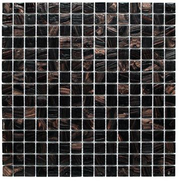 DUNIN JADE mozaika 32,7x32,7(2x2)cm, lesk, black/gold