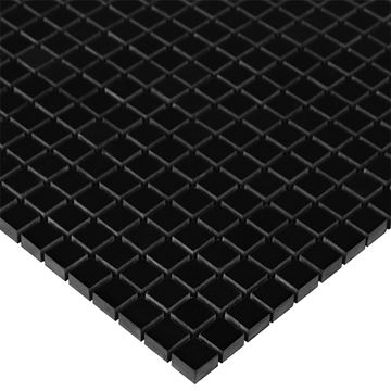 DUNIN BLACK & WHITE mozaika 30,5x30,5(1,5x1,5)cm, lesk, black PURE BLACK 15  Obrázek - fotka
